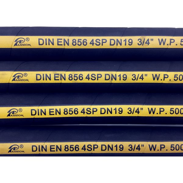 ID 1/4" 450 Bar High Pressure Hydraulic Hose For CAT Excavator