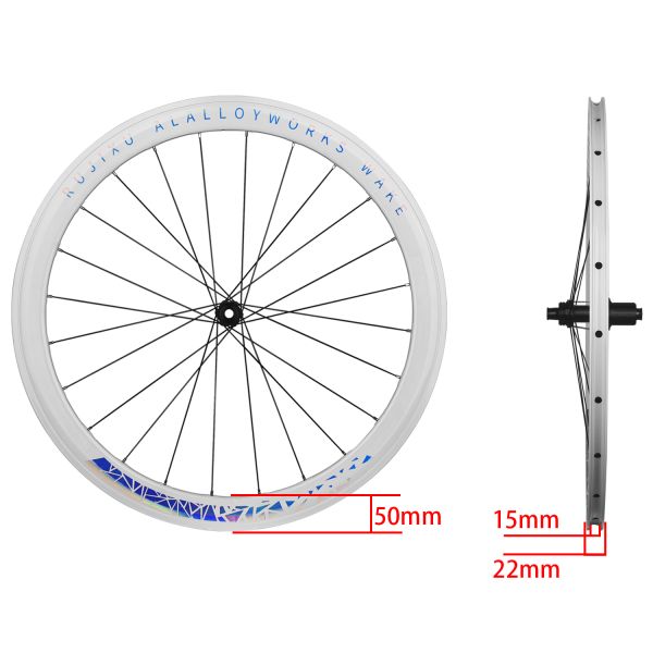 36T Ratchet 700C Disc Brake Wheelset Rhomboid Mark Straight Pull Carbon Clincher Wheelset