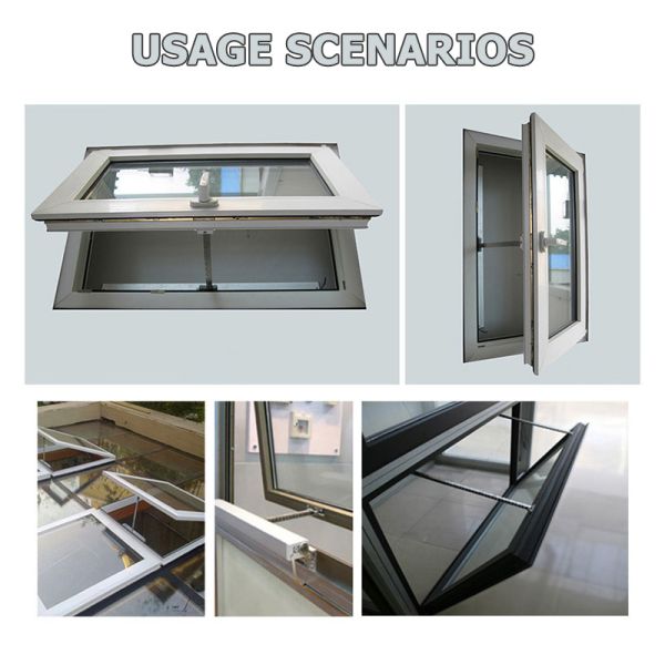 40KG Motorized Sliding Window Opener 400mm Stroke Automatic Skylight Opener