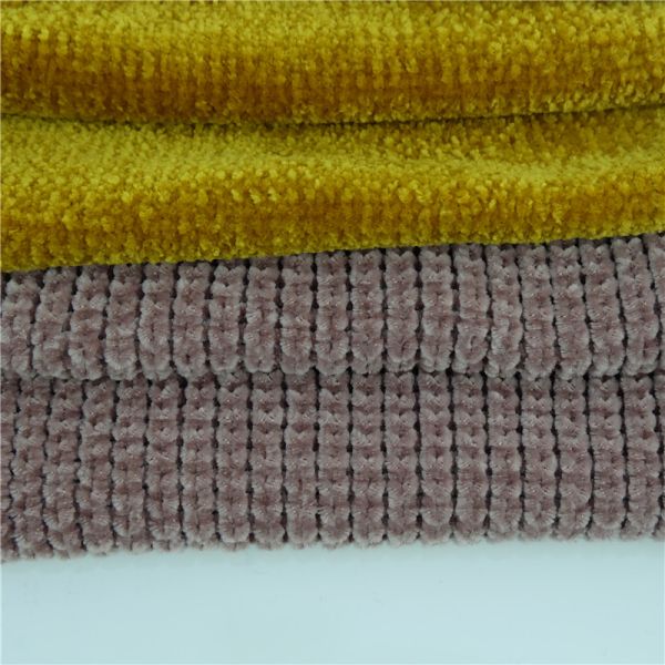 Knitting Chenille Home Yarn Shining Color 3.5NM 100% Spun Polyester Dyed Yarn