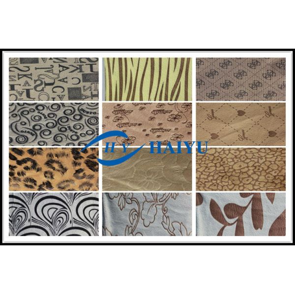 Professional Tiger Printed Fleece Fabric 220GSM~500GSM Warp Knitting