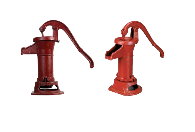 Eco Friendly Cast Iron Pitcher Pump Hand Old Fashioned Water Pump Transparent