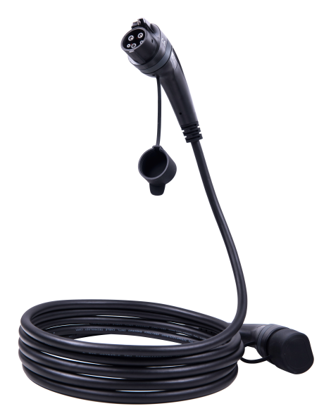 Model 3 16A 250V Type 2 To Type 1 Charging Cable 3kW For Nissan Leaf