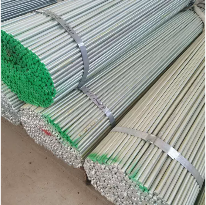 Building Hot Dip Galvanized Steel Bars En8 En9 S235JR S355JR S20C S45C