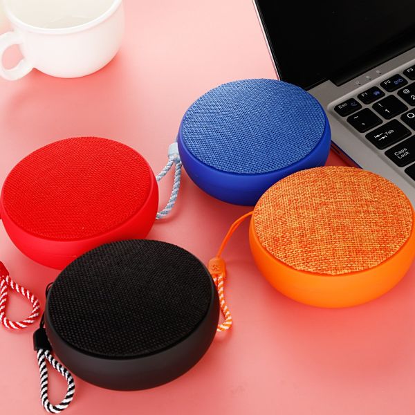 Fabric Cloth Mini Wireless Bluetooth Speaker Waterproof With Logo Customized