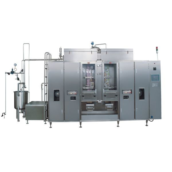 SUS304 1000ml 4500PPH Liquid Aseptic Pouch Filling Machine