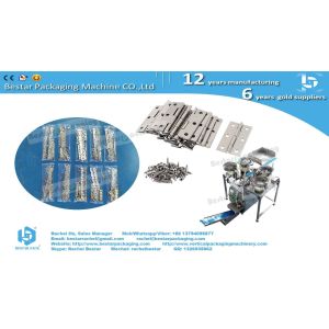 Door lock cylinder hardware fitting counting packing machine