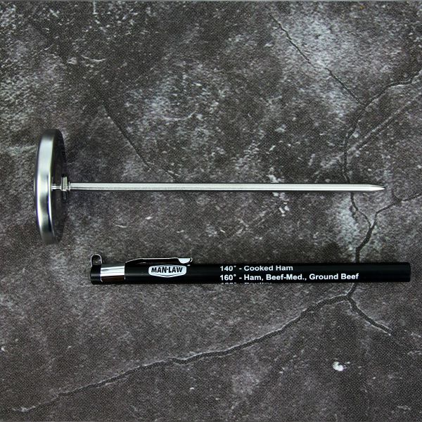 Safe Round Grill Instant Read Kitchen Thermometer 1.6" Dial Size Light Weight