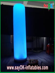 China Straight Led Light Decoration 2 Meters High Inflatable Pillar For Events wholesale
