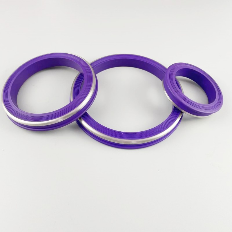 Purple High Quality NBR HNBR FKM PTFE Hammer Union Seal With Stainless Back Up