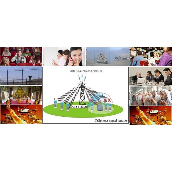 Smart Security WiFi 2.4G High Power Signal Jammer / Wireless Blocker Jammer