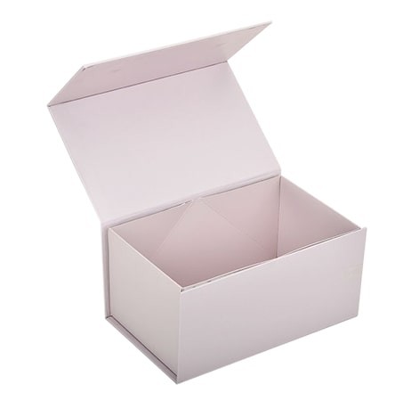 Pink Easy Foldable Paper Box Packaging Magnetic Rigid Boxes FSC