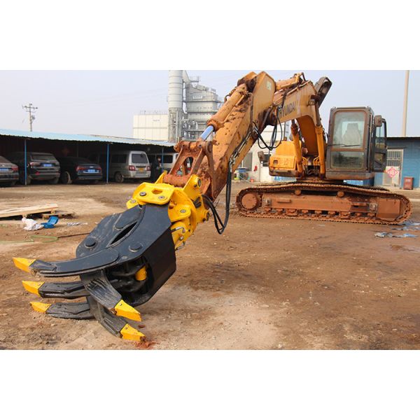360 Dregree Roating Hydraulic Excavator Wood Grapple Attachment 800kg Excavator Grapples