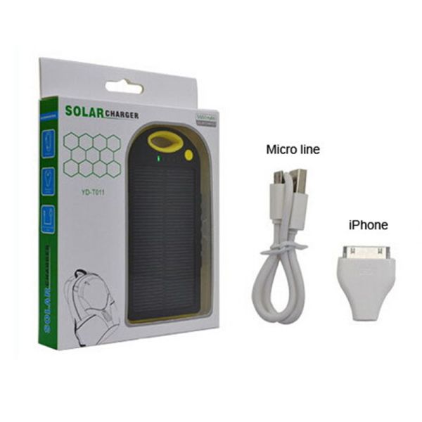 5000mah cell phone charger move power solar charger