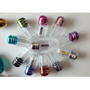 12mm Small Plastic Pill Containers 2g For Single Capsule