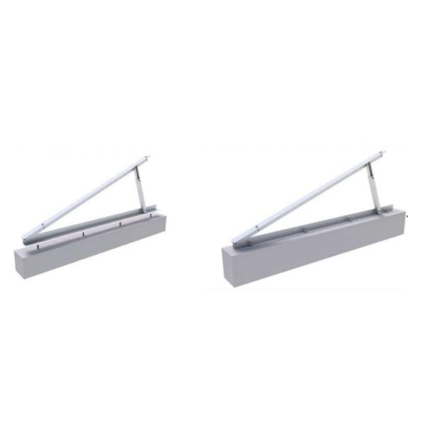 Triangle Frame Adjustable Solar Panel Mounting System For Flat Roof Or Ground