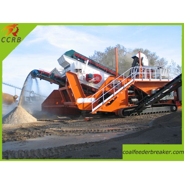 Tracked Sandstone Portable Crushing Plant