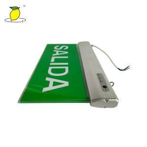 China led exit sign emergency light rechargeable led light price wholesale