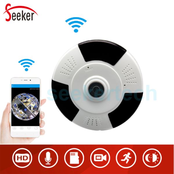 2.0MP wireless security camera system 1080P Wifi Camera Baby Monitor Home Security 360 Degree Fisheye