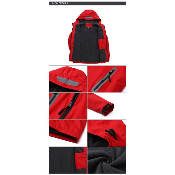 Work Outer Wear Apparel Uniform Soft Shell Waterproof Windproof Windbreaker