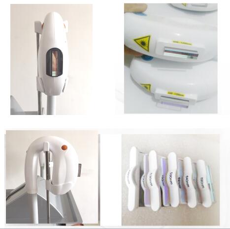 Portable Permanent Shr Laser Hair Removal Machine With Double Handpiece