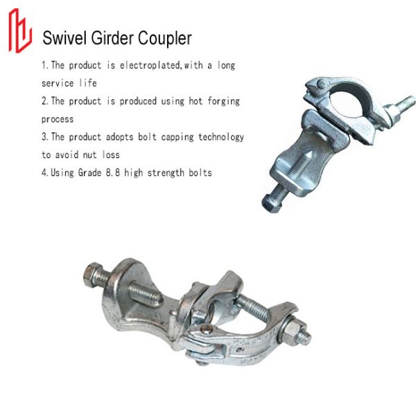 Q235 British Swivel Girder Coupler BS1139 EN74 Standard Scaffolding Sleeve