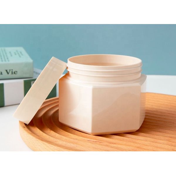 White Plastic Cream Bottles , 200g Cream Jar For Body Lotion ODM