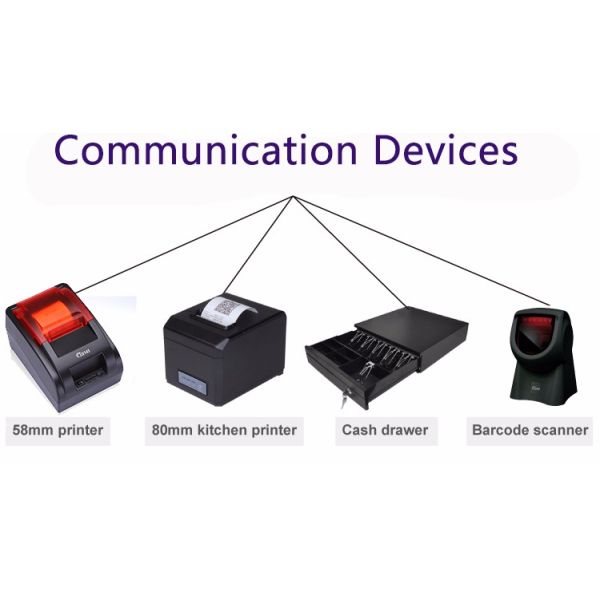 User-Friendly 15.6'' Dual Screen POS Machine with Android OS and Built-in Printer