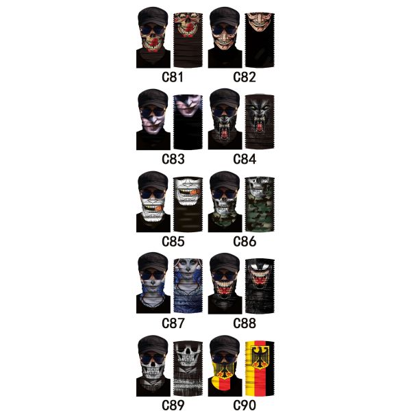 Unisex 3d Trump Adjustable Party Seamless Tube Scarf