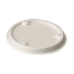 China Microwavable Biodegradable Sugarcane Bagasse Cup 4oz Biodegradable Coffee Lids on sale