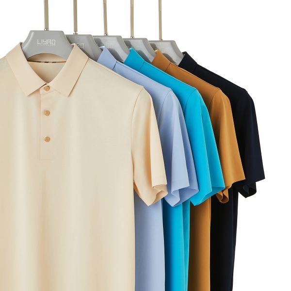 POLO Golf T-Shirt Fashion Cut Top T-Shirt Plain Embroidered Men's Printing Acceptable