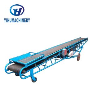 China Continuous Conveying Flexible Belt Conveyor Rubber Steel Simple Structure wholesale