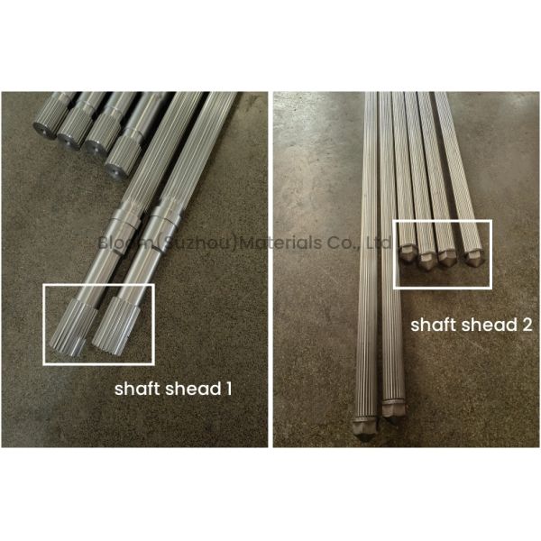 Custom Extruder Shaft for Seamless Integration into Industrial Processes