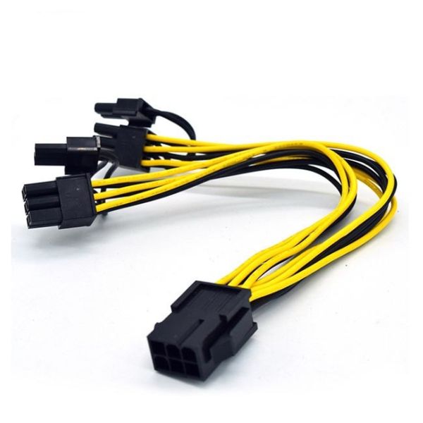 Dual 8Pin Adapter 30cm Power Supply Extension Cable For Computer Graphics Card