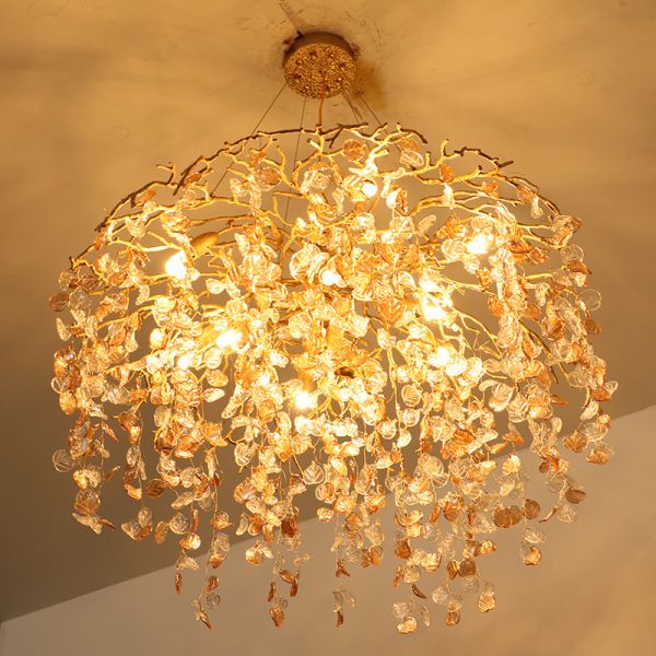 40W Metal Gold Ceiling Luxury Lights For Home Decoration
