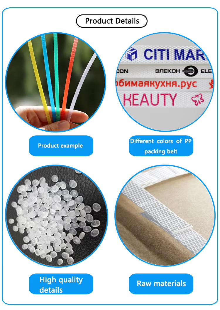 Durable Strap Polypropylene for Industrial Packaging Strong Safe Easy to Use PP Strapping
