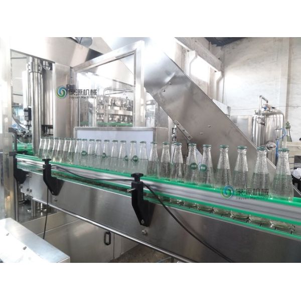 Crown Cap Beer Bottle Filling Machine 3500 BPH Glass Bottling Machine