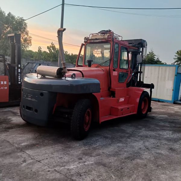Heli 16 Tons Used Diesel Forklift Two Sages 3 Meters Used Heli Lifting Machine