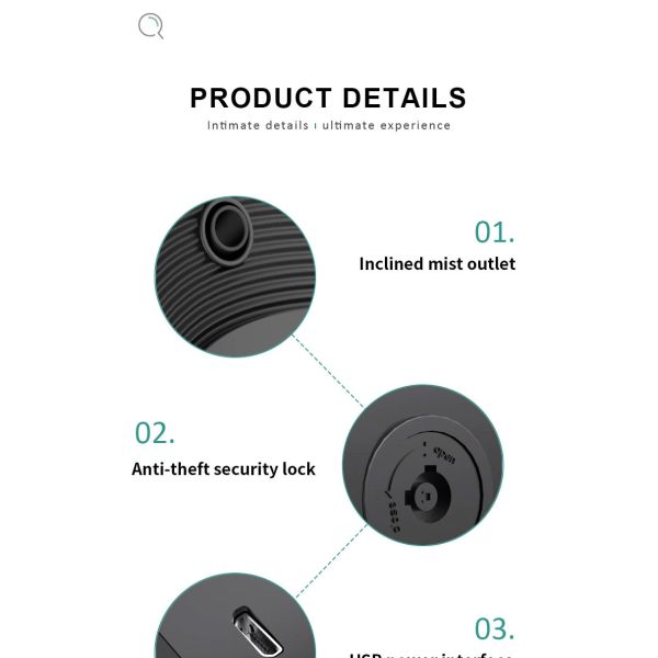 Electric Ultrasonic Cool Mist Aroma Diffuser 150ml With Timer Function