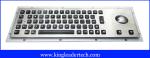 Waterproof Illuminated Metal Keyboard EMC With High Temperature-Resistant