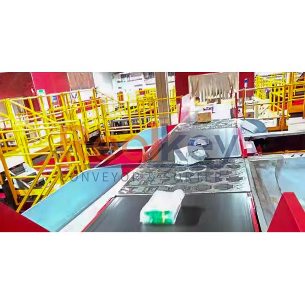 Warehouse Logistics High Speed Parcel Sorting System Machine Conveyor Swivel Wheel Sorter Single Sorting Module
