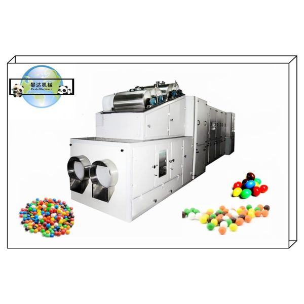 PD600 Chocolate Beans Production Line Making Equipment Machinery Chocolate Spherical Ball Beans Processing Line Machine