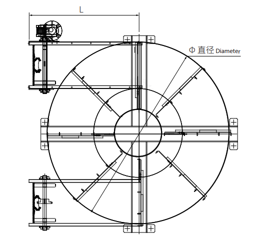 4KW Spiral Elevator Conveyor
