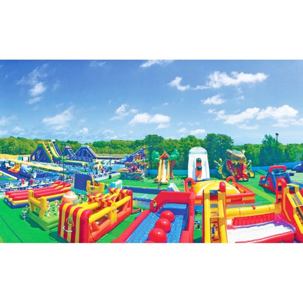 Funny Inflatable Obstacle Course For Entertainment Water Resistant OEM Service Available