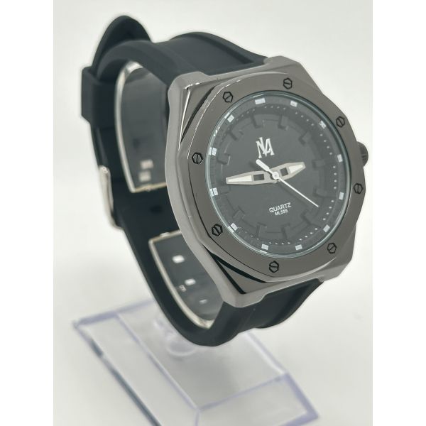 Casual Silicon Strap Watch 30m Water Resistance With 40mm Case