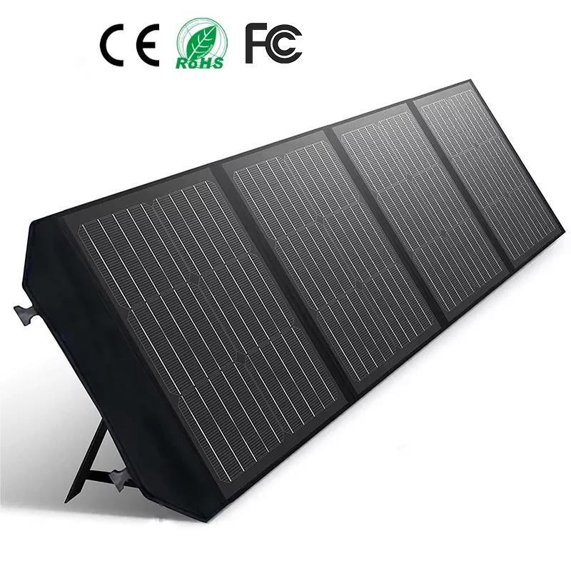 Compact Portable Folding Solar Panels Flexible 120w Portable Solar Panel