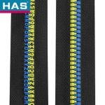 #3 Eco Friendly Plastic Jacket Zipper Smooth Invisible Zipper Lightweight