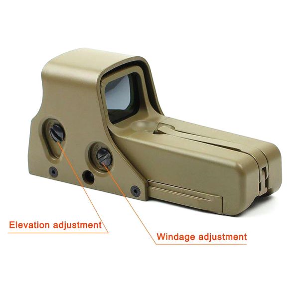 Field Sport 34x24mm Objective Lens Red Dot Sights 1x Magnification