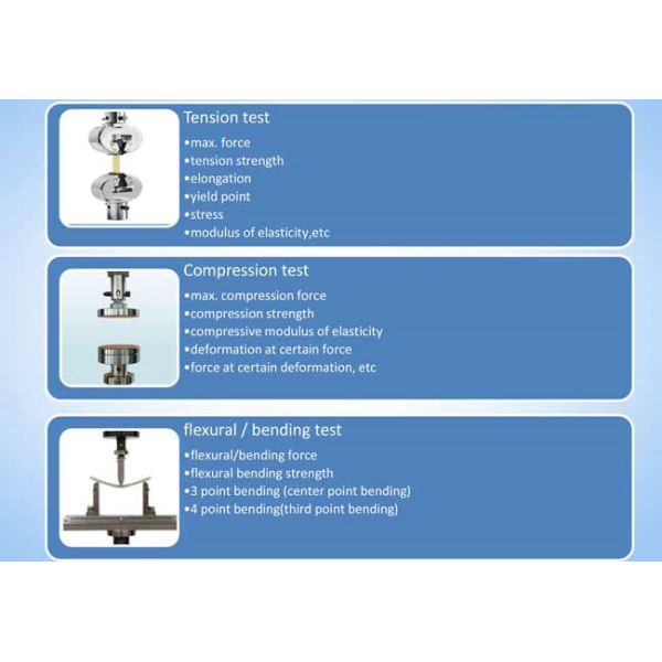 Remote Controller Electronic Universal Testing Machine Different Control Mode