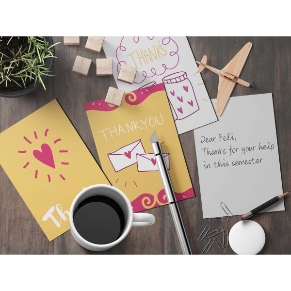 Custom Logo Paper Greeting Cards Offset Printing Invitation Greeting Cards